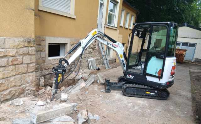 Foto Baggerarbeiten
